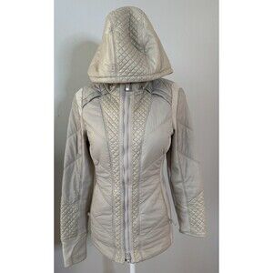 Athleta‎ Rock Ridge Jacket Womens XS Gray Quilted Primaloft Nylon Puffer Workout